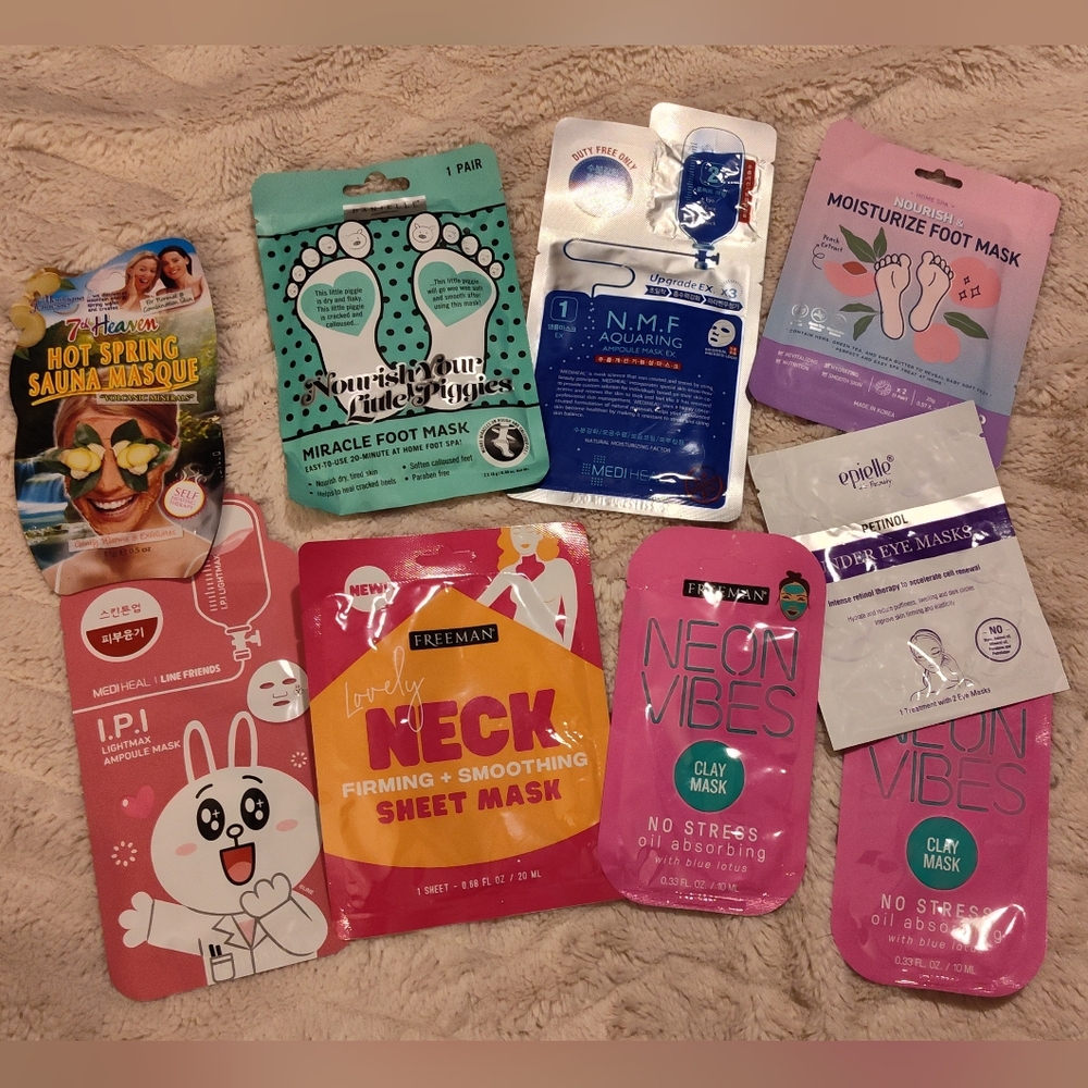 NEW! Face and Foot Mask Bundle
